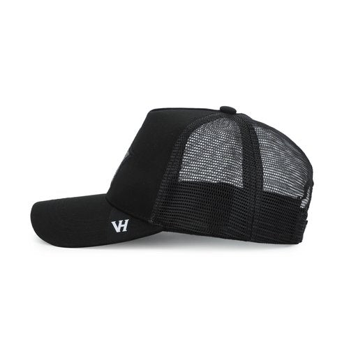 VINTAGE HAVANA Trucker Hats Women | Mesh Adjustable Snapback Hat | Men & Women Cute Trendy Fashion Baseball Cap One Size Black/Black