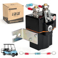 10L0L Golf Cart Solenoid 48 Volt 4 Terminal with Resistor Assembly for Club Car DS 1995-UP & Precedent 2000-UP Electric Vehicles OEM# 101908701 1014947 102774701