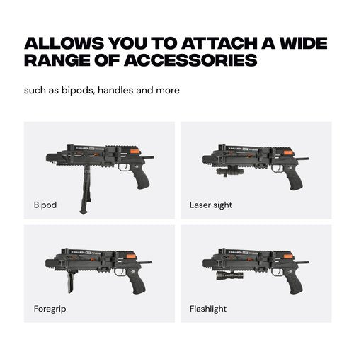 BALLISTA Bottom Picatinny Rail Bat Reverse Crossbow