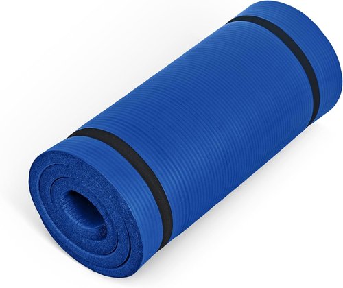 CAP Barbell Yoga Mat - High Density Exercise Mat with Strap | Available in Multiple Colors