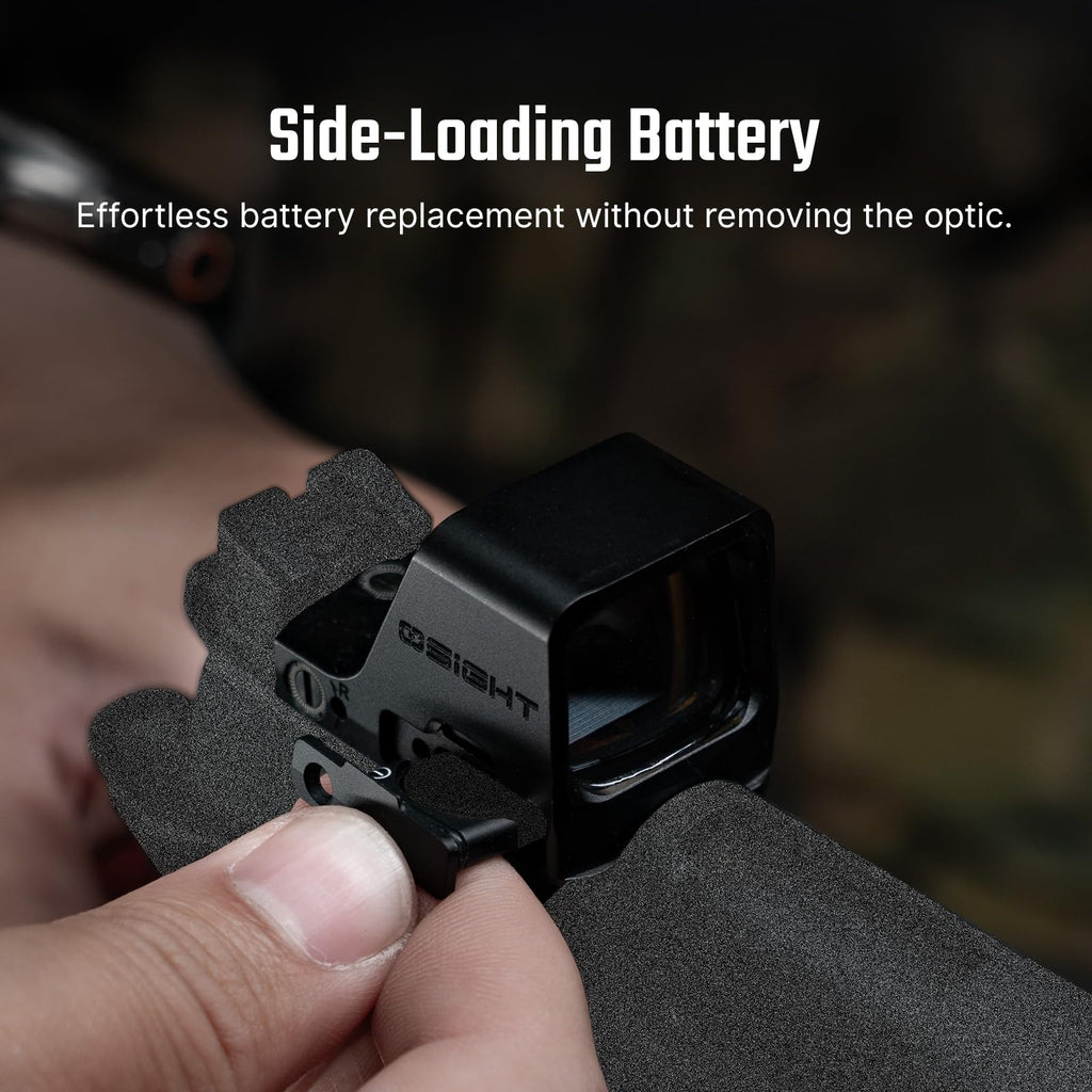 Osight C Micro Red Dot Sight, 3 MOA Dot & 32 MOA Circle Reticle, 407c/507c Footprint Open Reflex Sight, Parallax-Free Durable Sights for Full-Sized Setups