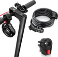 NDakter Bike Lock - 4FT Combination Cable Lock with Mounting Bracket | Ideal Anti-Theft Solution for Bicycles