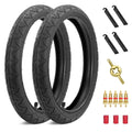 BOB Stroller Tires - 16x1.75/2.125 Replacement Tires & Tubes for Revolution SE & Duallie Joggers | 2 Sets