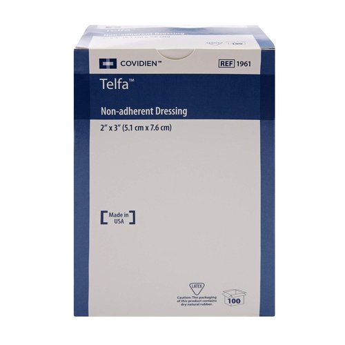 Curad Non-Adherent Pads, Sterile, 2" x 3", Pack of 100