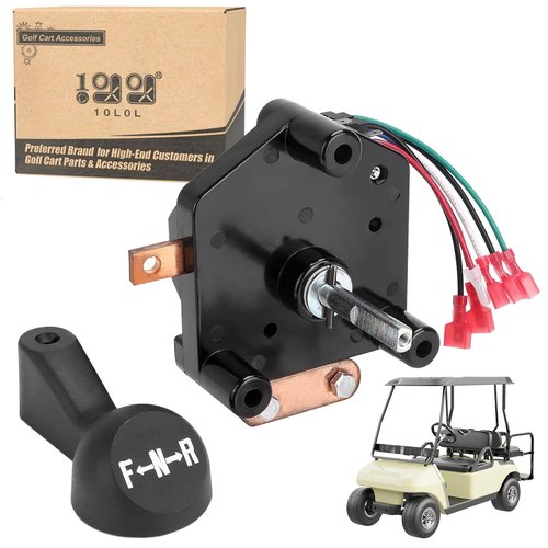 10L0L Heavy Duty Forward Reverse Switch Assembly for Club Car DS 1984-2005 36V Golf Cart, with Handle, Micro Switch, OEM# 1011997 1014808 1012987
