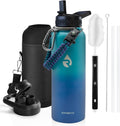 RAYMYLO Insulated Water Bottle - 40 oz Triple Wall Vacuum Stainless Steel | Keeps Drinks Cold for 36Hrs, Hot for 18Hrs