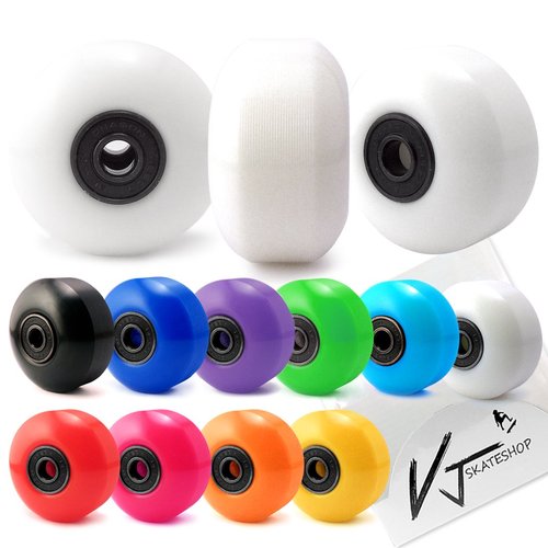 VJ 5.25 139mm Skateboard Trucks (Silver), Skateboard Wheels 52mm, Skateboard Bearings, Skateboard Pads, Skateboard Hardware 1.25" (52mm White)…