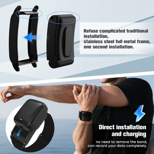 Yeahxing Stretchy Band Compatible with Whoop 4.0 - Soft, Comfort, Durability, Breathable, Easy to Use and Adjustable