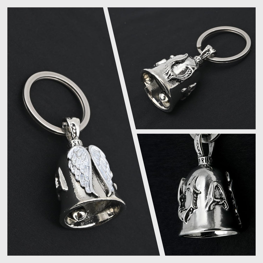 Vortika Guardian Angel Motorcycle Bell (Angel Wings)