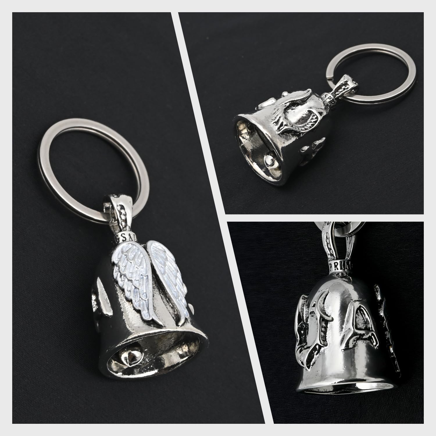 Vortika Guardian Angel Motorcycle Bell (Angel Wings)