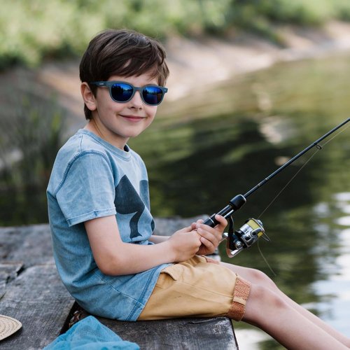 EYEBUDDY Kids Polarized Sunglasses - UV Protection for Boys & Girls Age 2-8 | Stylish & Durable