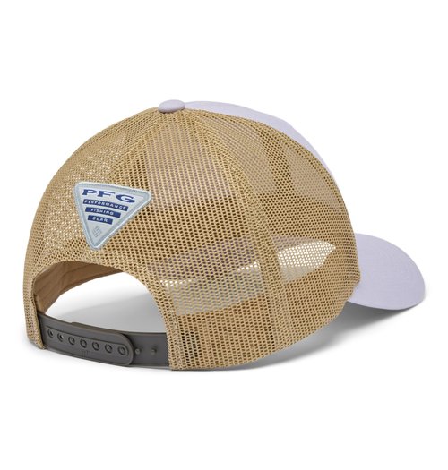 Columbia Women's PFG Mesh Ball Cap, Lavender Pearl/Beach/W Bird Storm, One Size