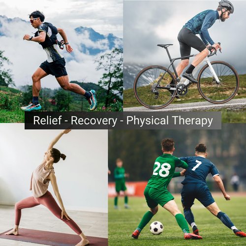 Foam Roller - Deep Tissue Muscle Relief for Back & Legs | 18-Inch Dark Blue for Recovery & Yoga