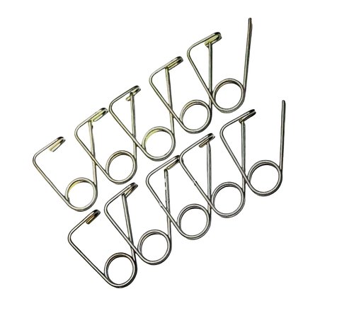 10 Small 10 Large Reusable Cotter Pins Bolt Wheel Hub Clips Go Kart Racing Tires