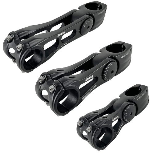 BNVB 31.8mm MTB Bike Stem. Adjustable ±70 Degree - 90/110/145mm Aluminum Alloy Mountain Bike Stem Riser Short Handlebar Stem for Most MTB, Road, BMX, Bicycle.(145mm)