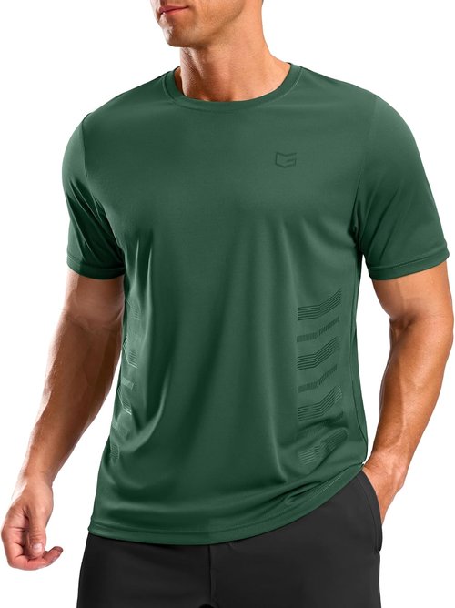 G Gradual Men's Athletic Running Shirts - Lightweight Moisture-Wicking Quick-Dry T-Shirts | Short Sleeve Gym Tops