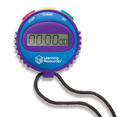 Learning Resources Simple Stopwatch - 6 Pieces, Ages 5+ Early Childhood Education Materials, Teacher Supplies