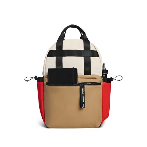 VOORAY 19L Katie Backpack, Large - Travel, Gym & Sports Backpack, Camel Color Block