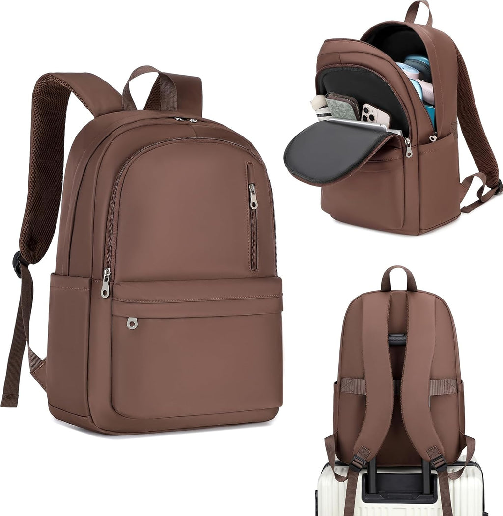 Skiennix Lightweight Nylon Backpack - Foldable Design, Large Capacity for School, Travel & Work