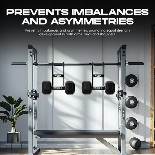 MVRK Dumbbell Spotter Hooks Hanger - Heavy Power Dumbbells Rack Attachments for Dumbbell Bench Press Hold Up 250LB