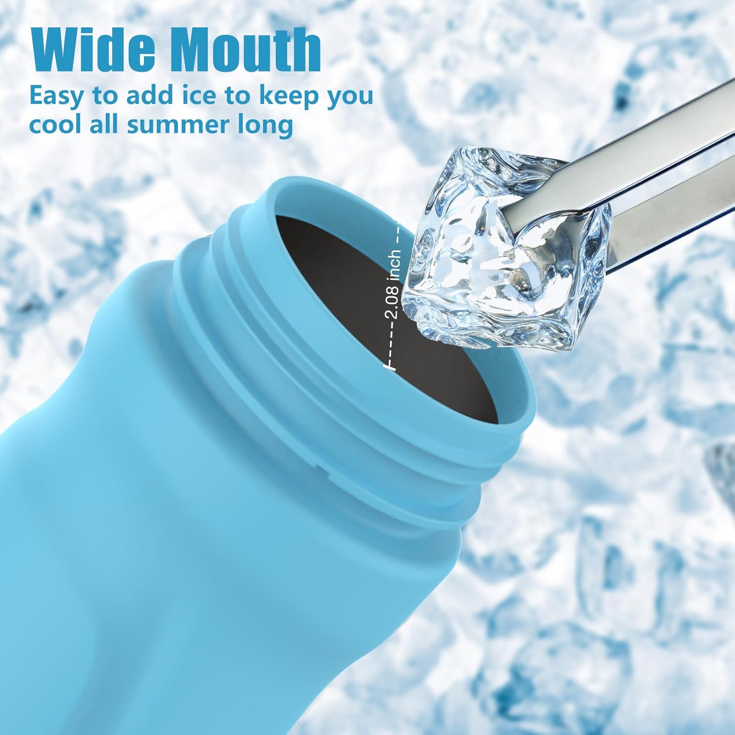 Skiennix Misting Water Bottle - 24oz Insulated 2-in-1 Mist & Sip Stainless Steel | Ideal for Hiking & Gym