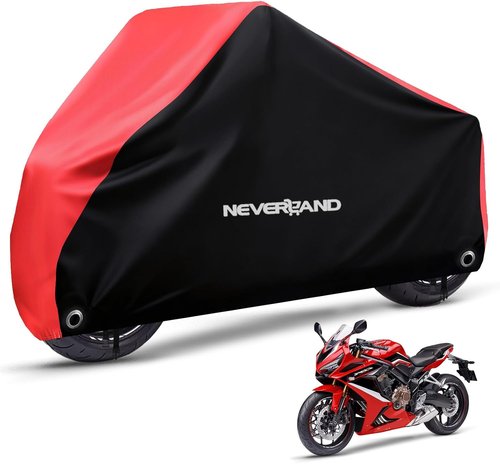 Neverland Motorcycle Cover - Waterproof All-Season Heavy-Duty Protection | Fits Most Bikes Up to 86”