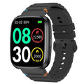 Lamshaw Compatible with EGQINR Smartwatch Bands, 18mm, 20mm, 22mm Silicone Woven Line Adjustable Replacement Strap Compatible for EGQINR H31, H38, H52, T90, T32, P103, Watch HT, HT12, P88, T42