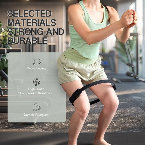 LTHTRADE Pilates Ring Circle, 13.5 Inch Magic Circle Ring for Women, Flexible Resistance Exercise Equipment for Toning Thighs, Legs, Arms & Core (Black)
