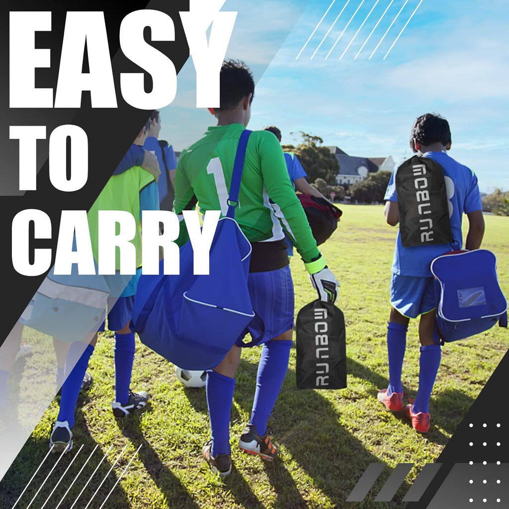 RUNBOW 6x4 FT Kids Soccer Goal with Carry Bag, Portable Folding Soccer Net for Backyard Practice Training, Indoor/Outdoor Use for Youth and Adults