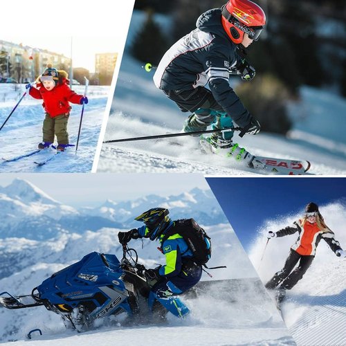 Momoon Ski Gloves - Waterproof Touch Screen Winter Gloves for All Ages | Unisex Design
