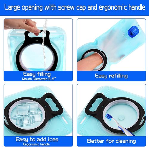 Hydration Bladder - BPA-Free Leak Proof Water Reservoir | 1.5-3L Size for Hiking & Camping