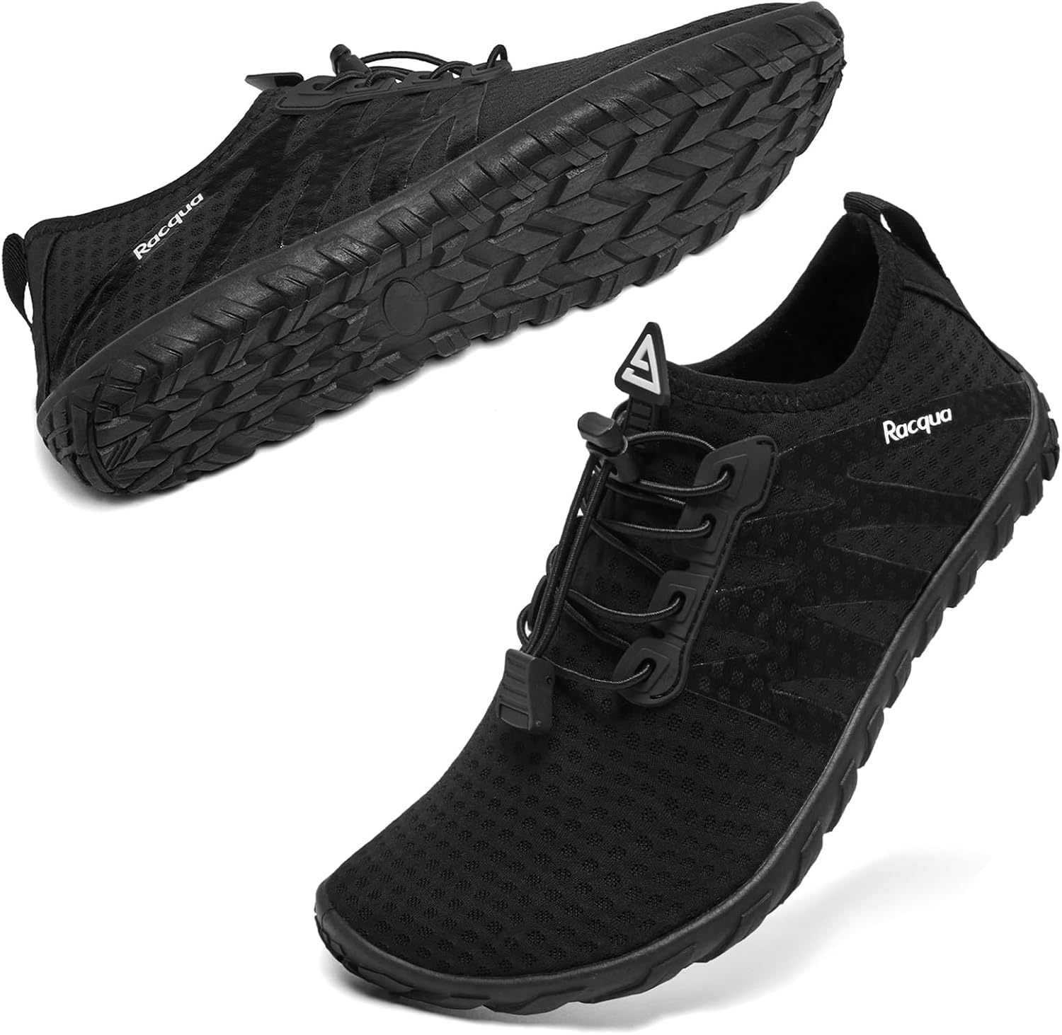 Racqua Water Shoes - Quick Dry Barefoot Swim Shoes for Men & Women | Lightweight Aqua Footwear