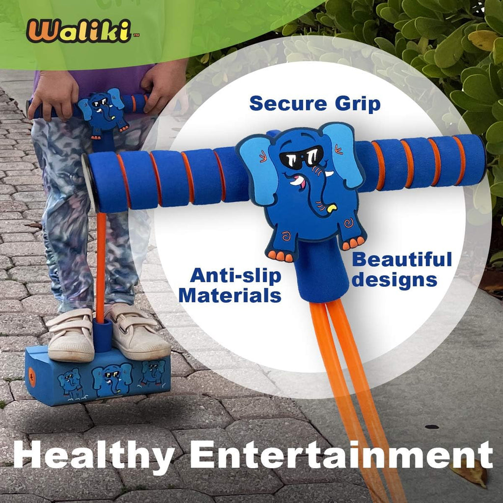 WALIKI Foam Pogo Hopper - Elephant Jumper | Fun & Safe Toy for Kids Age 4+