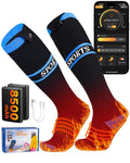 Heated Socks, 8500mAh*2 APP Control Electric Heated Socks for Men Women, Rechargeable Battery Powered Socks, Foot Warmer for Winter Hunting Ski Hiking Camping Outdoor