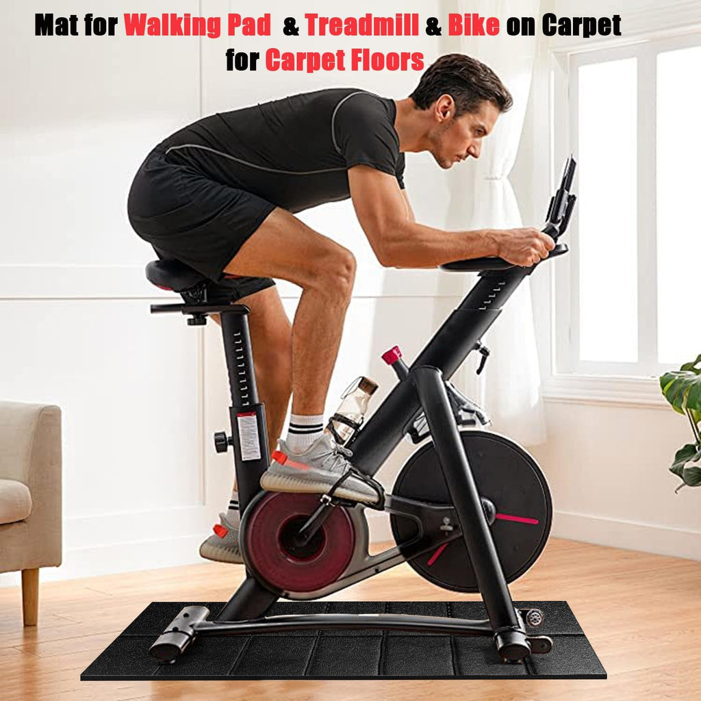 Walking Pad Treadmill Mat - Carpet Floor Protection | 55x24 Inch, Noise-Reducing Shock Absorption