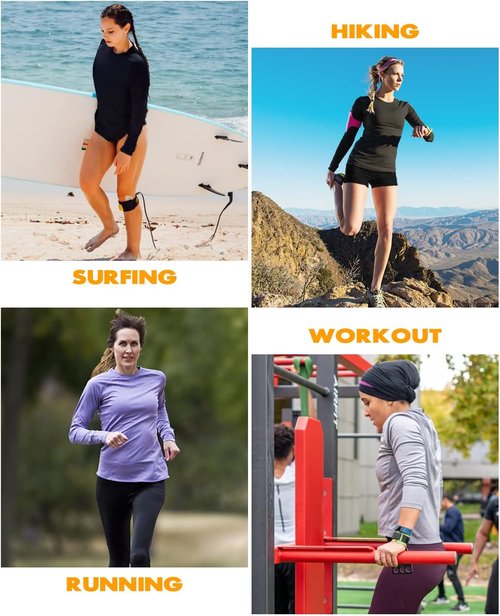 NAVISKIN Women's Long Sleeve Rash Guard Shirt - UPF 50+ Sun Protection, Quick Dry & Lightweight