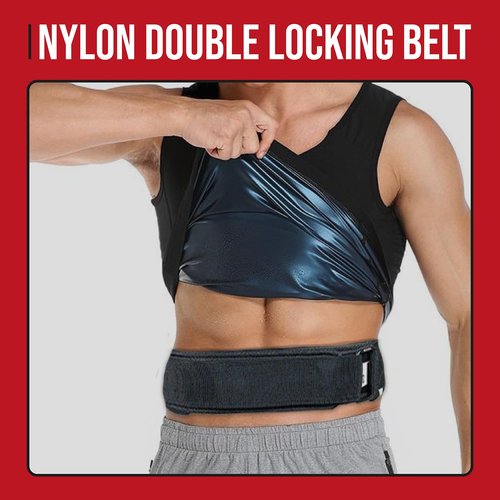 GripUp Weight lifting Belt Quick Locking, 5.5” Men & Women Back Support Premium EVA Foam Padding Adjustable Buckle for Squats Olympic Lunges Powerlifting Deadlifts Bodybuilding Strength Training (Black, M)