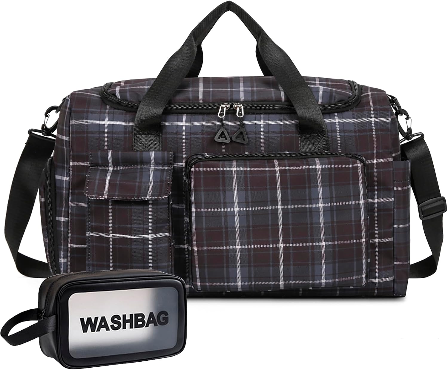 Skiennix Small Gym Bag for Women - Travel Duffle with Shoe Compartment | Perfect Weekender Bag