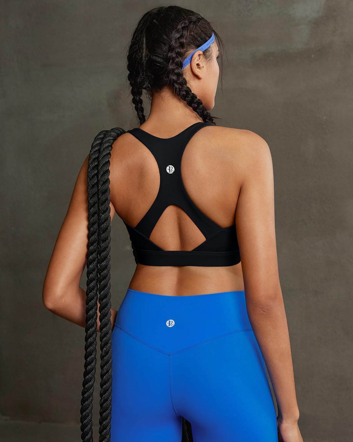 RUNNING GIRL Sports Bra - High Support Adjustable Straps | Molded Cup with Sewn-In Pads for Comfort