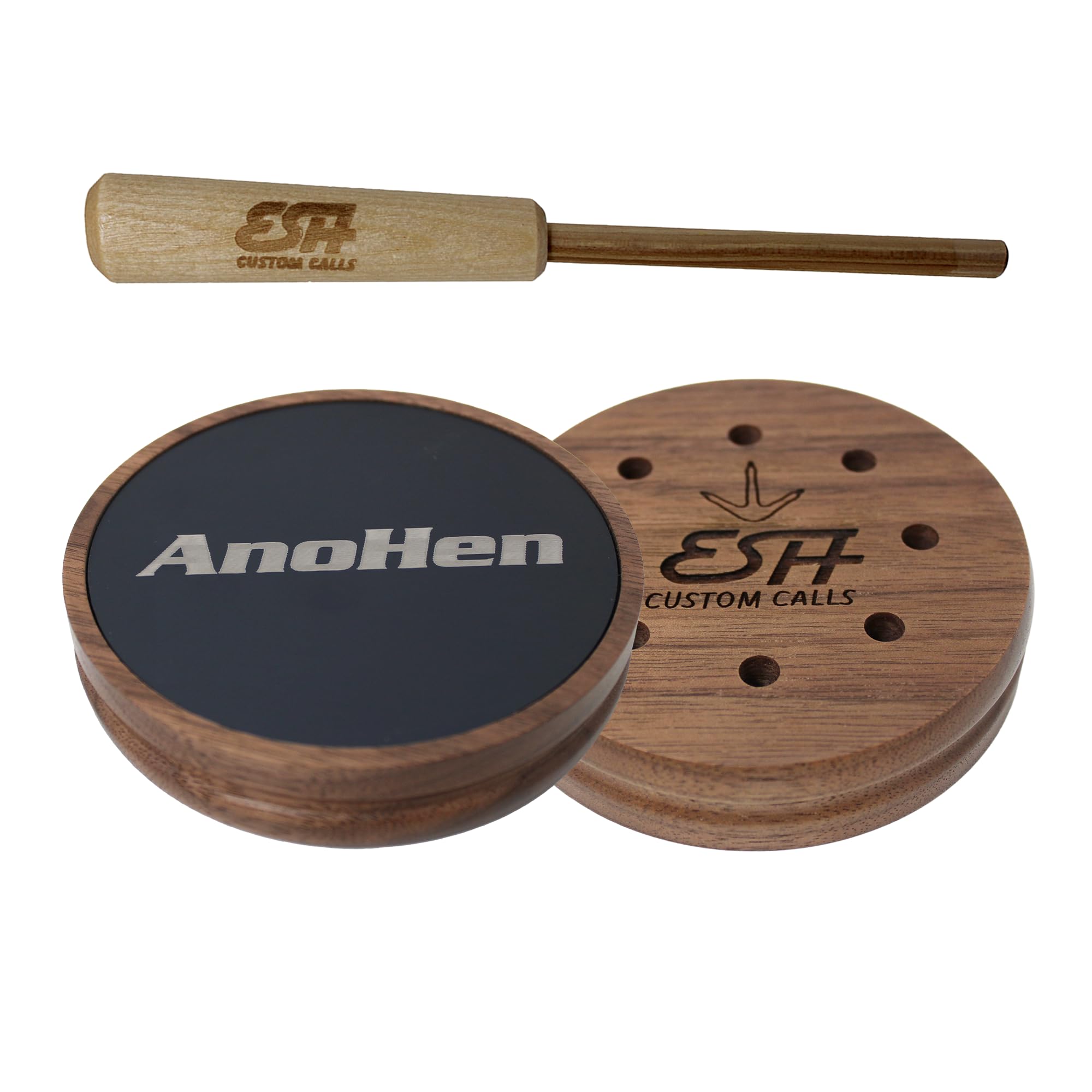 ESH Turkey Pot Calls – Realistic Friction Turkey Calls for Hunting – Easy-Use, High-Volume Pot Calls for Beginners & Pros