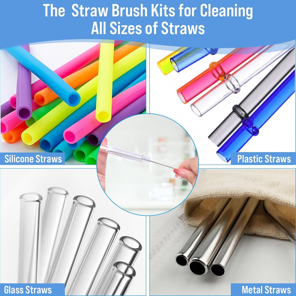 XANGNIER Water Bottle Cleaner Brush Set - 5 Pcs for Hydrojug & Tumbler Accessories | Multi-Size Brushes