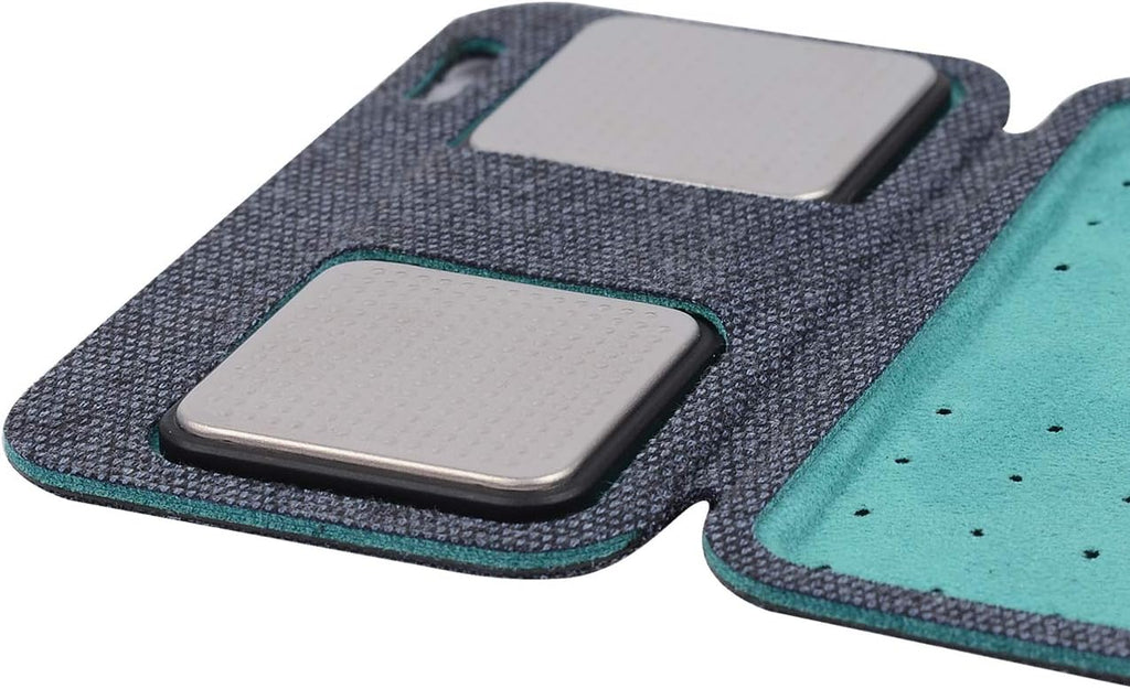 CoBak Kardia Mobile EKG Monitor Carrying Case - Compact Travel Case with Magnetic Closure, Dark Blue