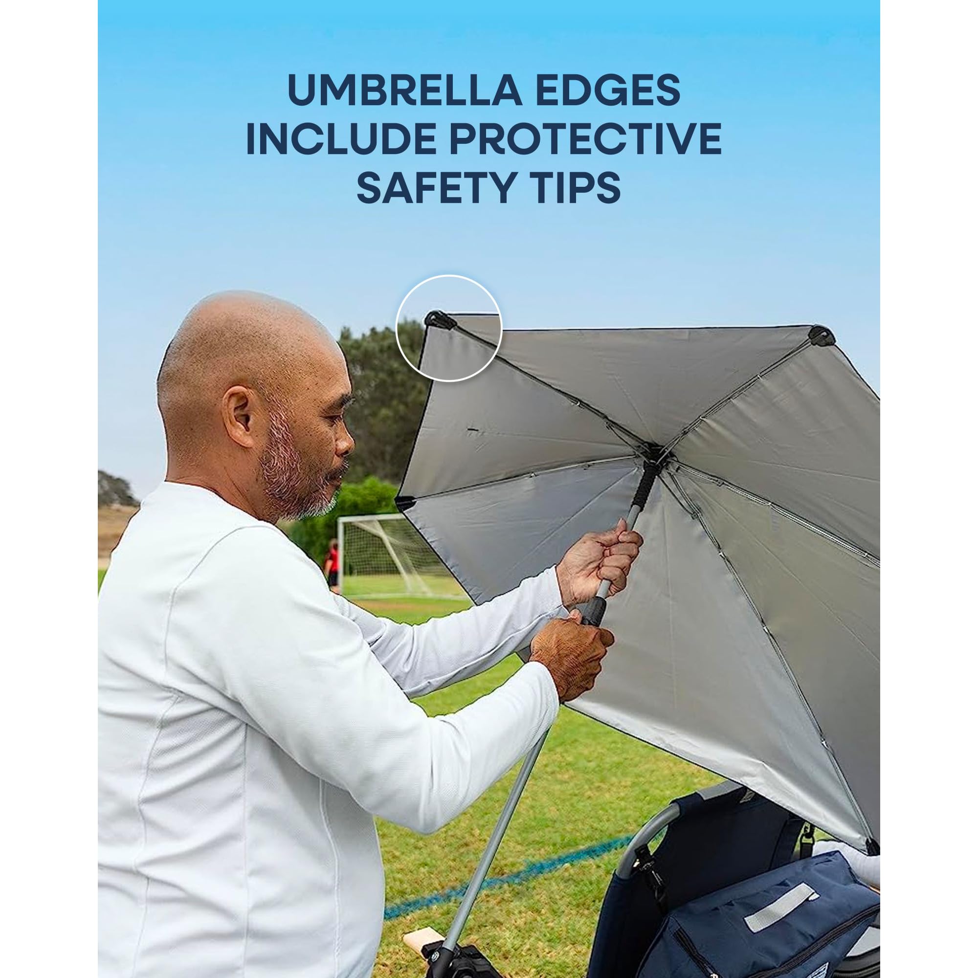 Sport-Brella Versa-Brella 4-Way Swiveling Sun Umbrella (Firebrick Red), Regular