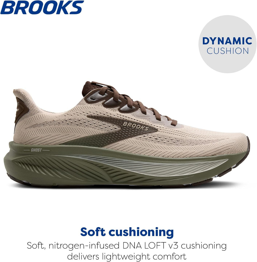 Brooks Ghost 17 Running Shoes - Men's Neutral Fit for Comfort and Performance | Lightweight & Breathable
