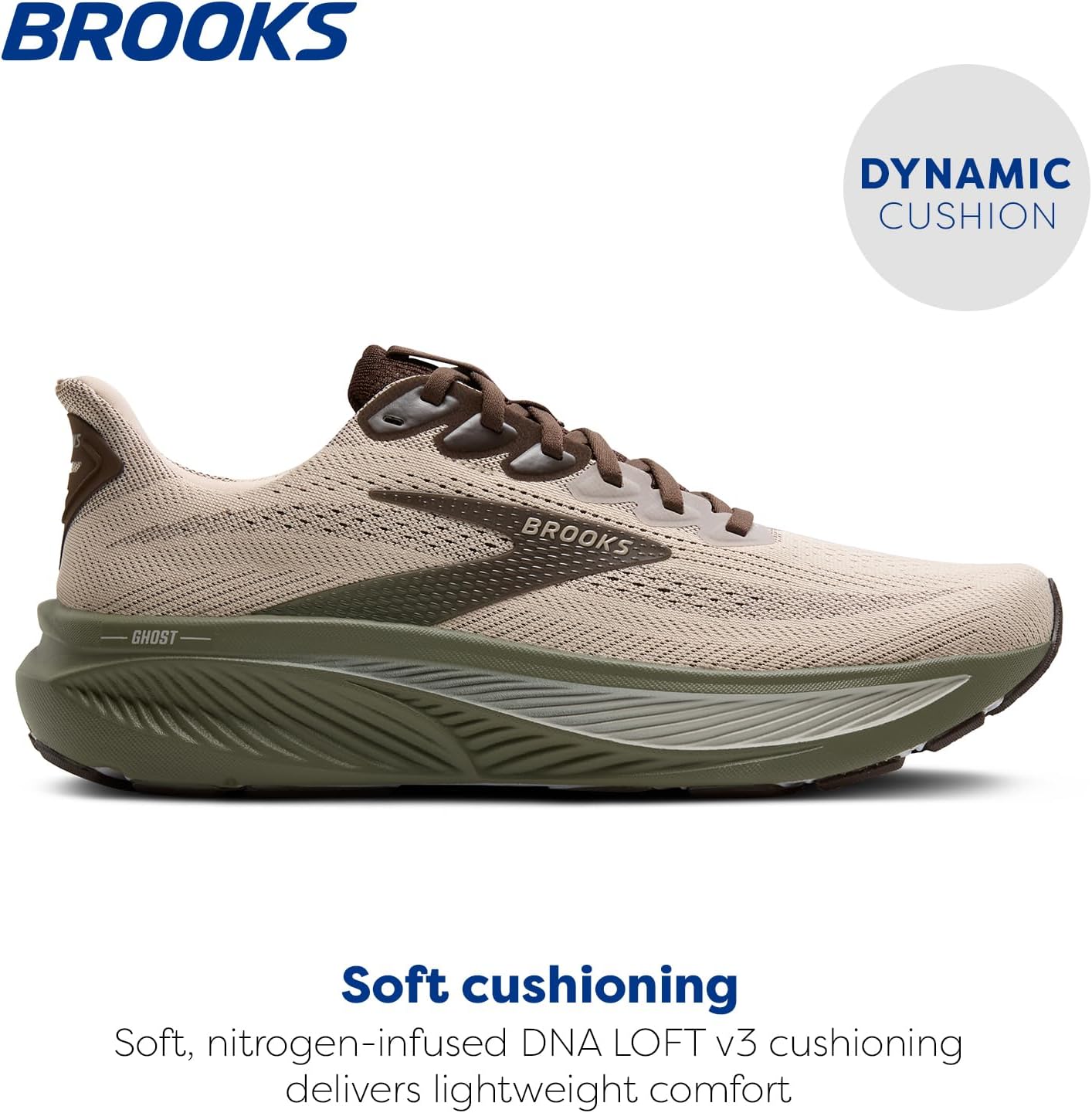 Brooks Ghost 17 Running Shoes - Men's Neutral Fit for Comfort and Performance | Lightweight & Breathable