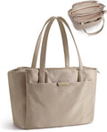 BAGSMART Tote Bag for Women - Stylish Work Tote with Zipper & Compartments | Versatile Crossbody Handbag