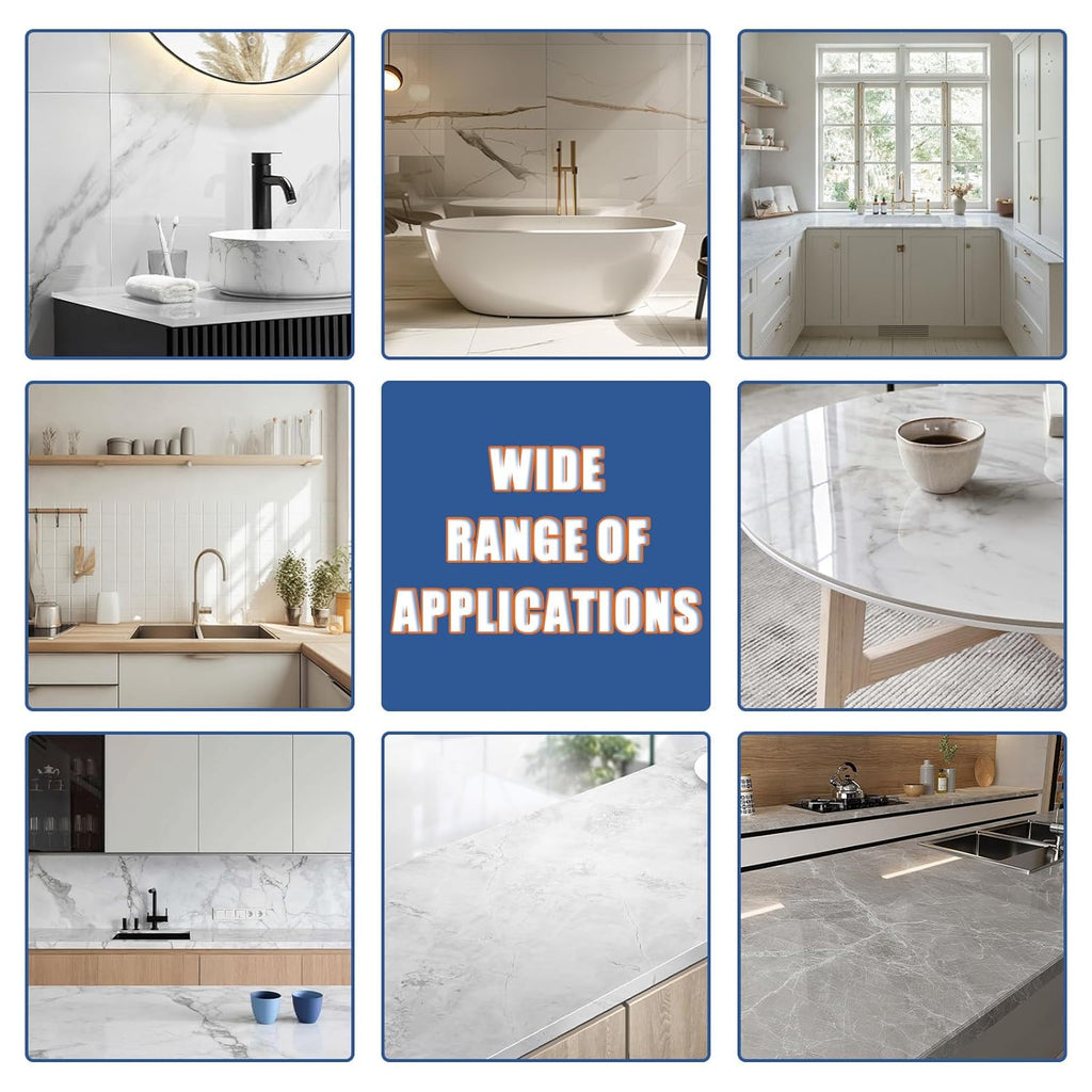 Skiennix Porcelain Repair Kit - Waterproof & Non-Toxic Solution for Ceramics, Tile, Granite & More