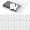JolliLudo 100 Pcs Golf Weighted Lead Tape 0.1 oz/ 3 g Adhesive Lead Tape Strips Add Swing Weights for Golf Clubs Iron Putter Tennis Racket Squash Racquet Adjust Weight
