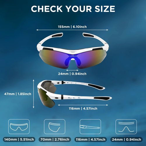LOLOON Sports Sunglasses for Men Women Youth, Wrap Around Sunglasses for Running Cycling Fishing Baseball Golf, UV Glasses, Purple