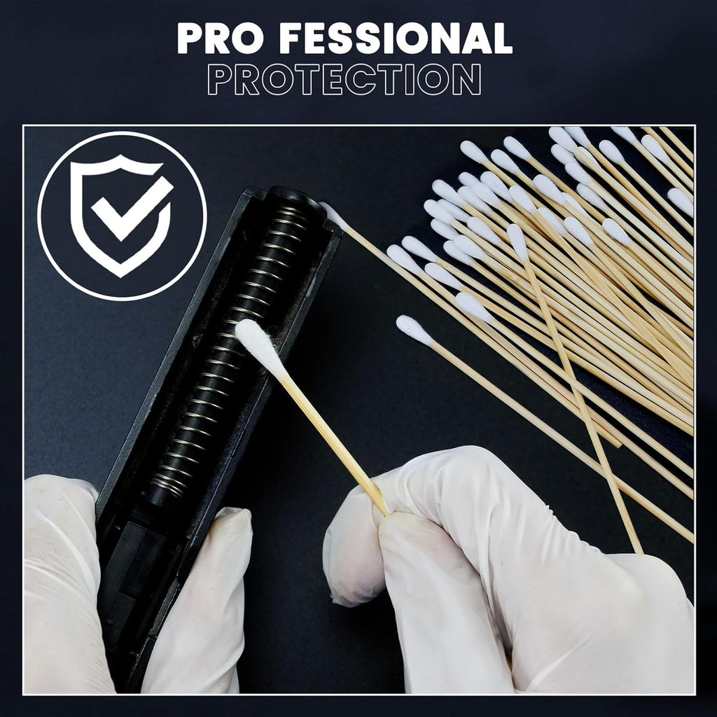 PINGMIC Gun Cleaning Kit - 1200/800/600PCS with Lint-Free Patches & Pointed Swabs | Fits Most Calibers